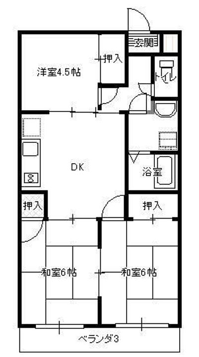 メゾン・カトレアの間取り