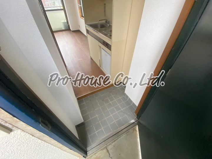 プラチナパレスの玄関