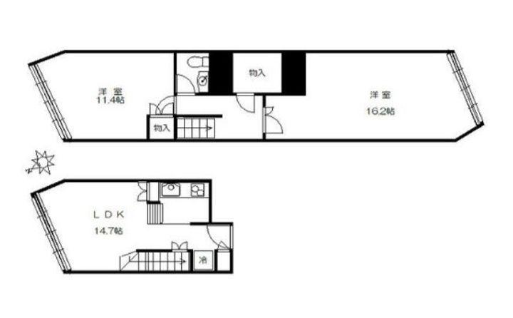 コープ・オリンピアの間取り