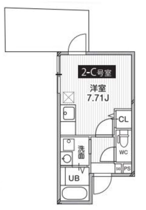 ラベルジェ渋谷神山町の間取り