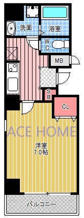 ラ・フォンテ松屋町の間取り