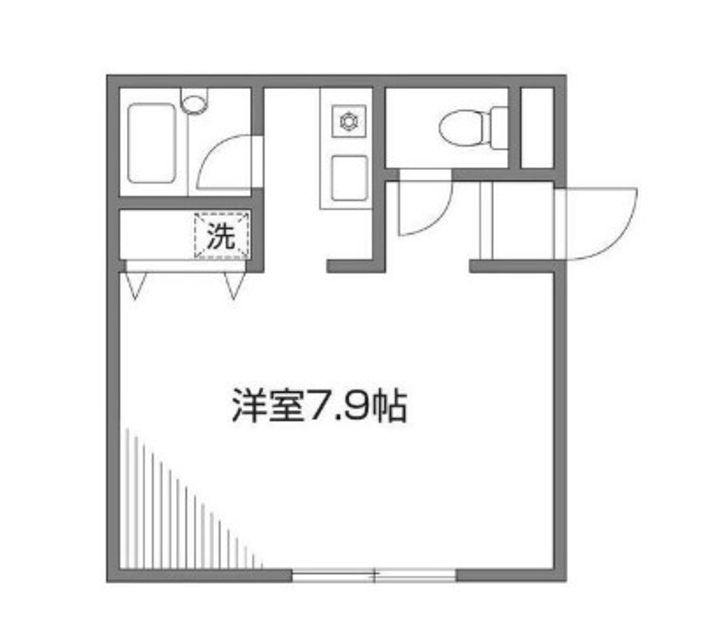 東京都中野区若宮3(マンション)の賃貸物件の間取り
