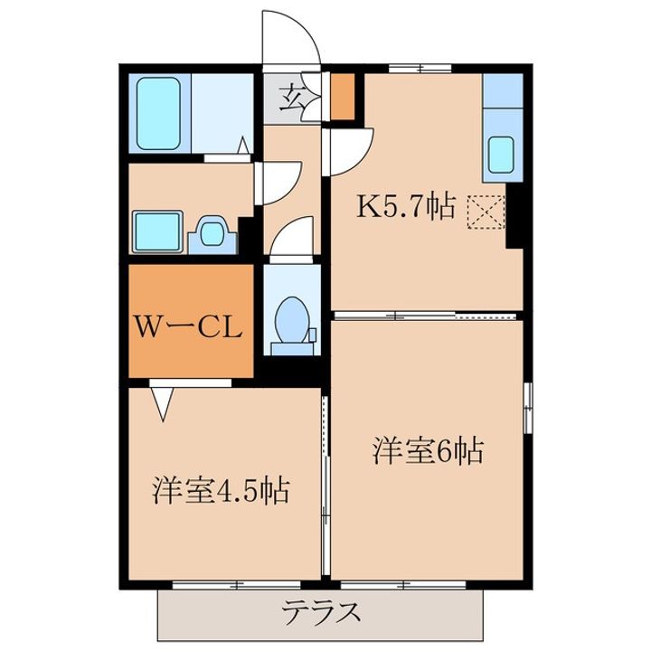 Ist-Garden A棟の間取り