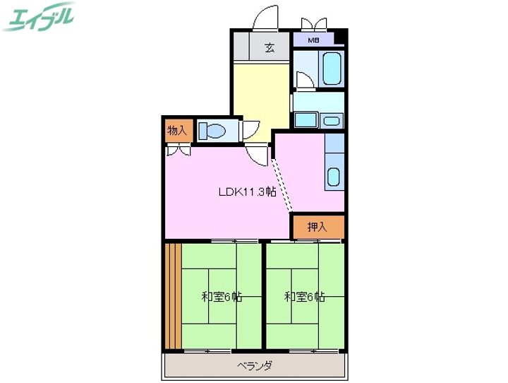 メゾン太平洋の間取り