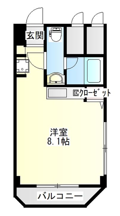 宮城県仙台市若林区大和町5(マンション)の賃貸物件の間取り