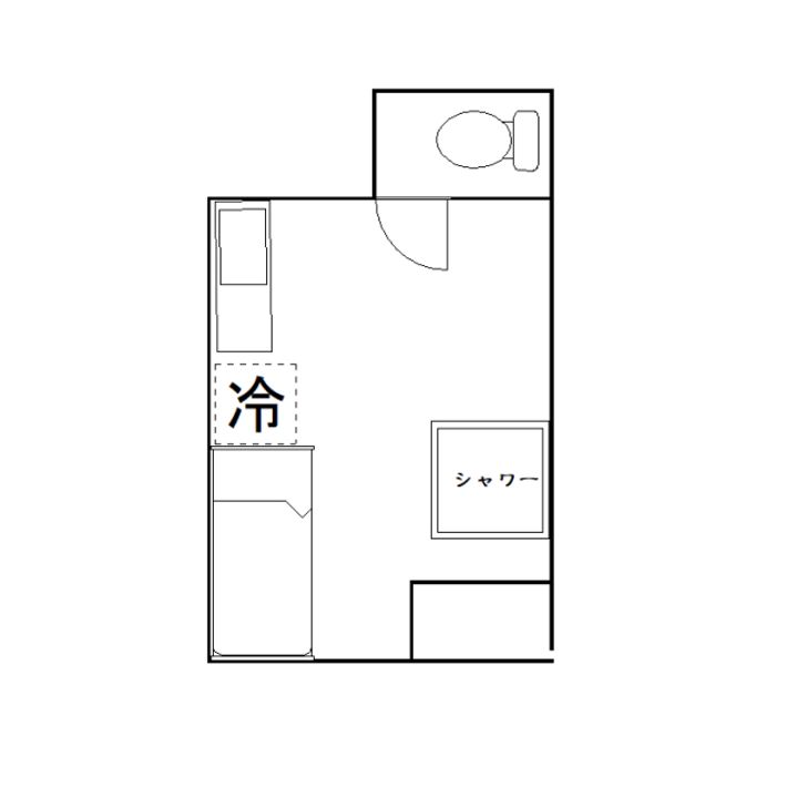 岡孝アパートの間取り