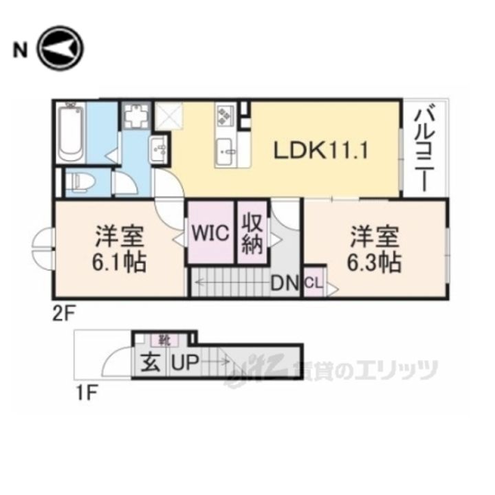 グランド萩ヶ丘1の間取り