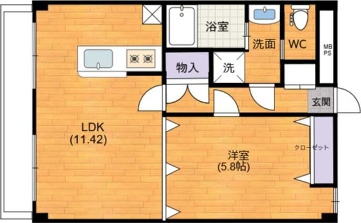 DNKMSAパートIビルの間取り