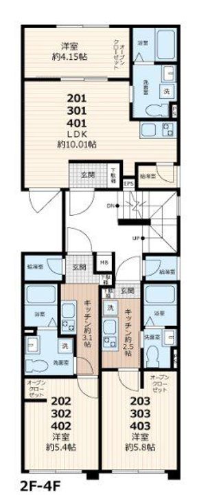 東京都豊島区西巣鴨3(マンション)の賃貸物件の間取り