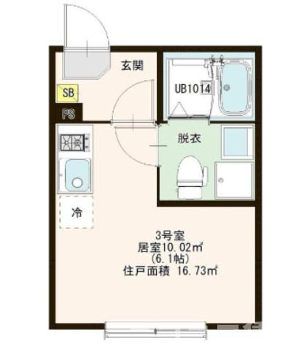 東京都江戸川区北小岩6(アパート)の賃貸物件の間取り