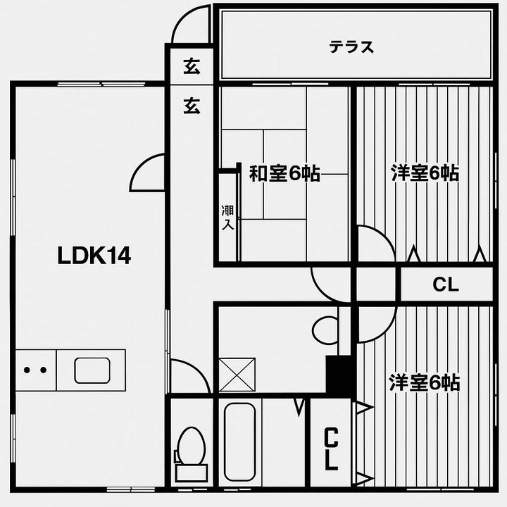 栃木県塩谷郡高根沢町光陽台2(一戸建)の賃貸物件の間取り