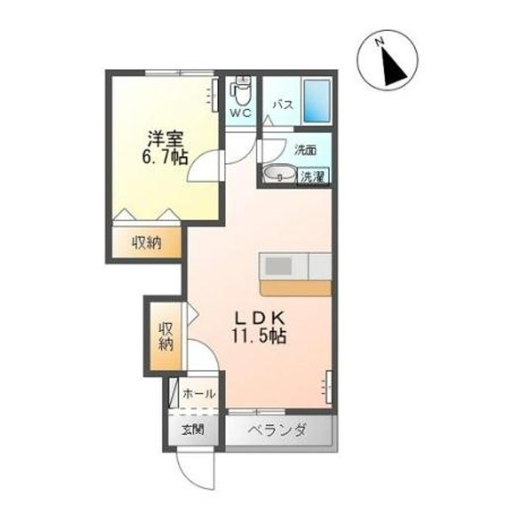 CREA (クレア)の間取り