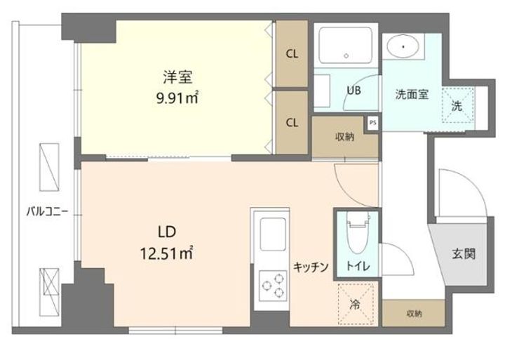 Reframe5 早稲田の間取り