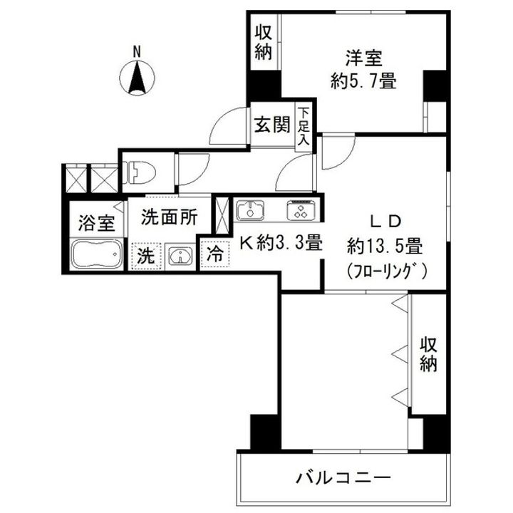 東京都千代田区神田佐久間町3(アパート)の賃貸物件の間取り