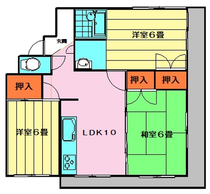 サンファミリーの間取り