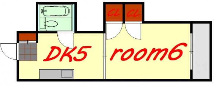 広島県広島市西区楠木町1(マンション)の賃貸物件の間取り