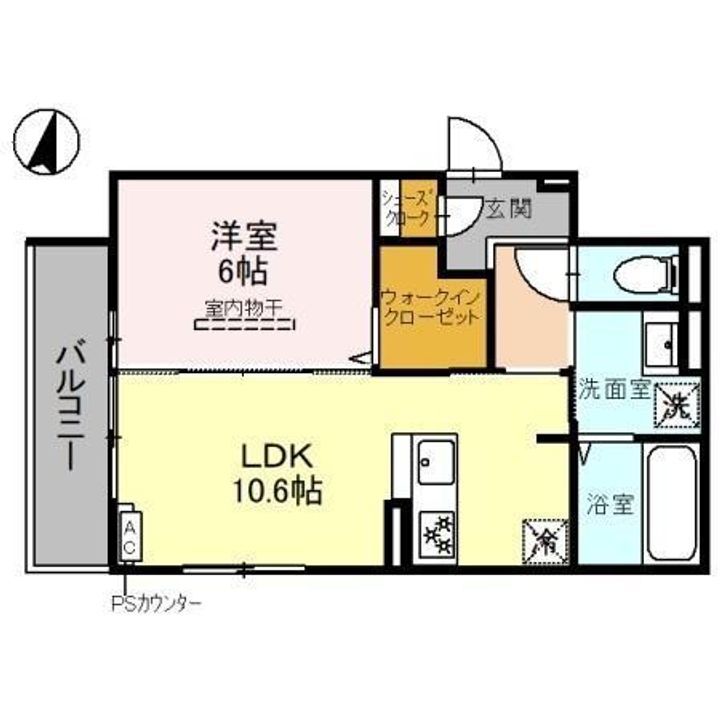 大阪府門真市柳町(アパート)の賃貸物件の間取り