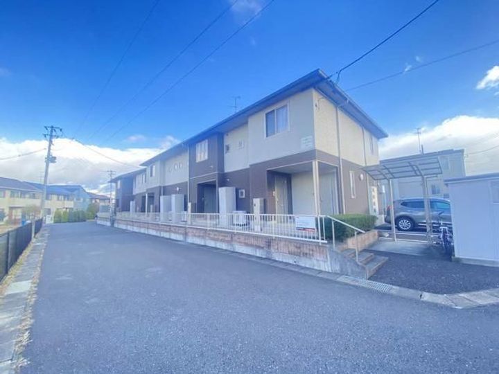 福島県郡山市八山田西4(アパート)の賃貸物件の地図