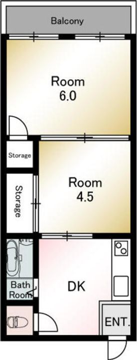 フラワーハイツの間取り