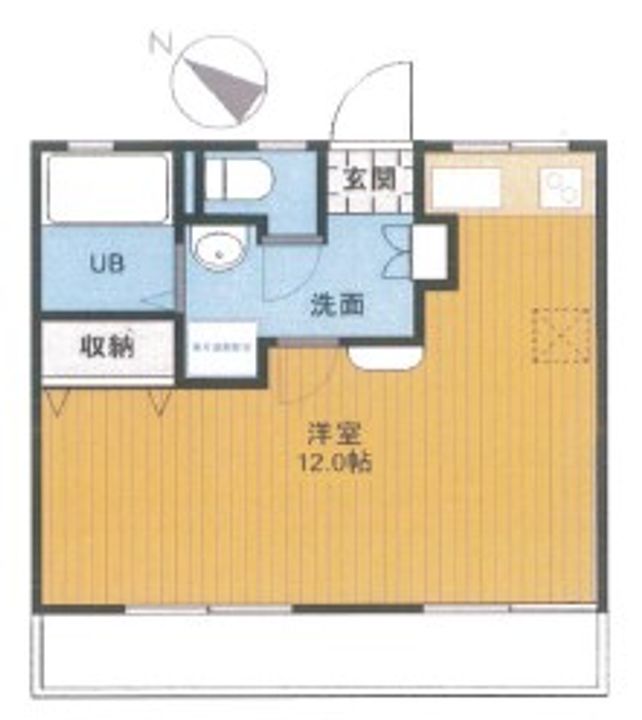 シティハイムファミールB棟の間取り
