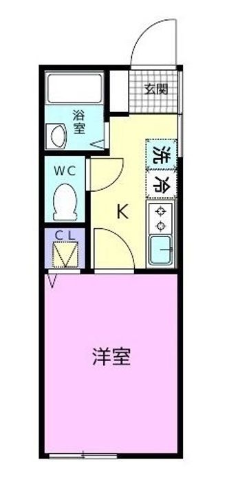 和歌山県和歌山市本脇(アパート)の賃貸物件の間取り