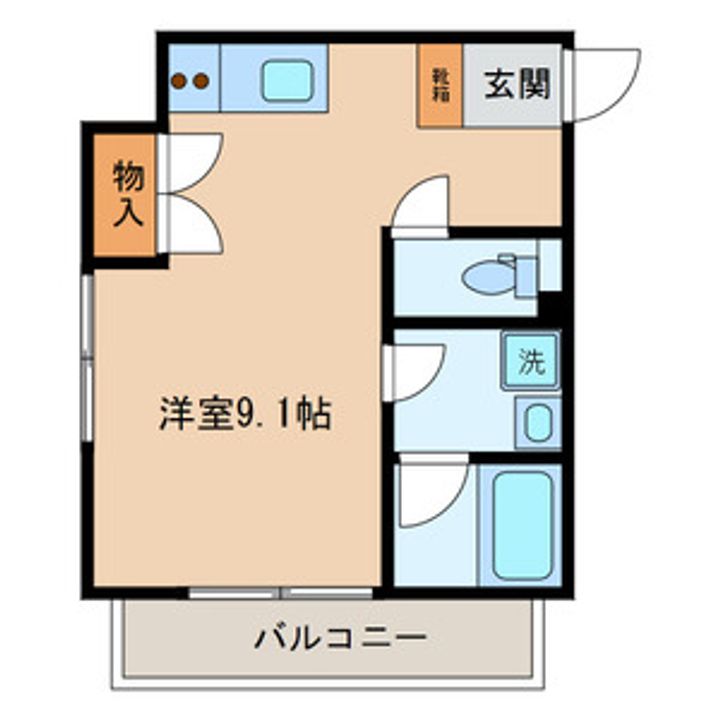 東京都大田区大森西3(マンション)の賃貸物件の間取り