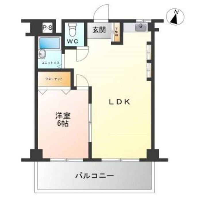 正興鶴瀬駅ビルの間取り