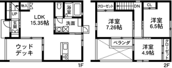 群馬県前橋市天川原町1(一戸建)の賃貸物件の間取り