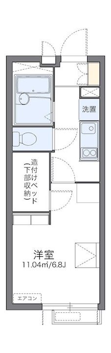 東京都東大和市向原6(マンション)の賃貸物件の間取り