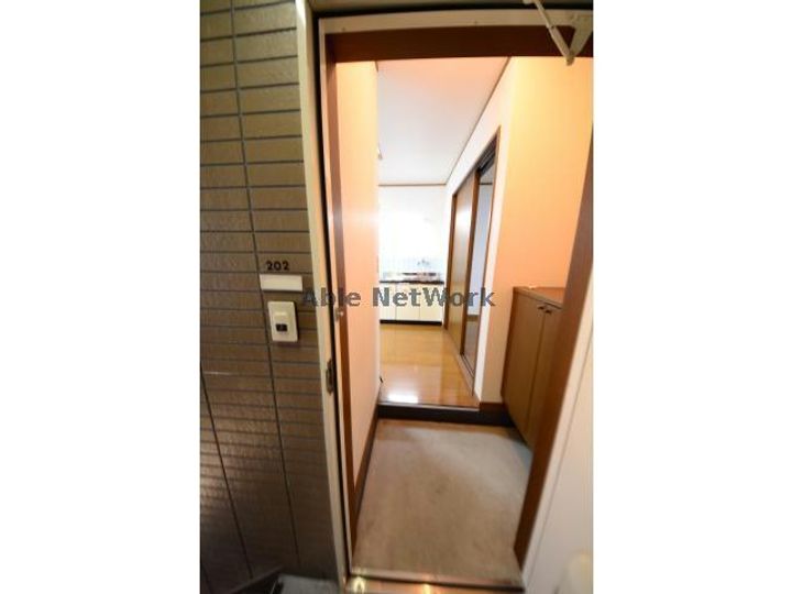 ハッピーハイツ3の玄関