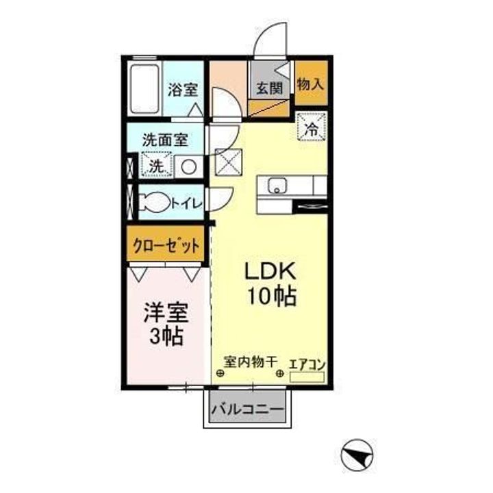 アネックスMITO IIIの間取り