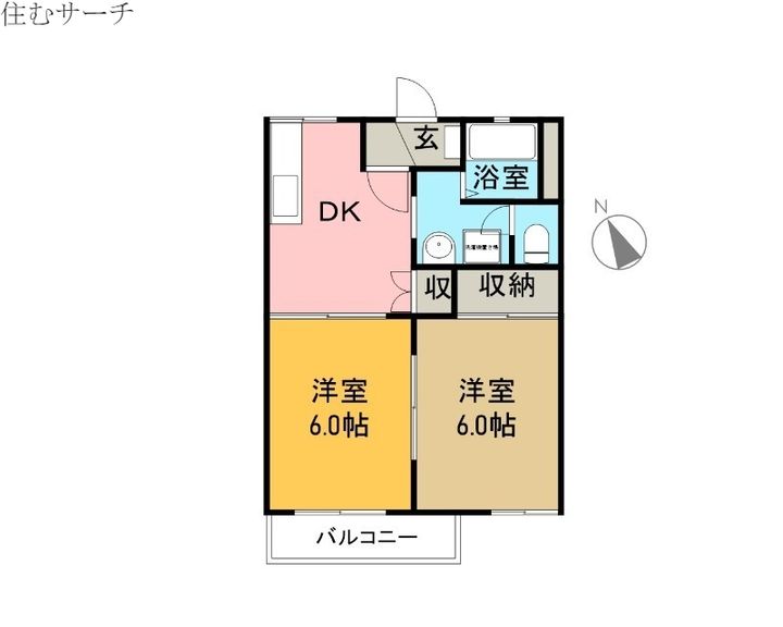 T-メゾン高花の間取り