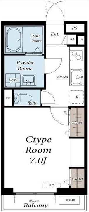 神奈川県横浜市南区南太田4(マンション)の賃貸物件の間取り
