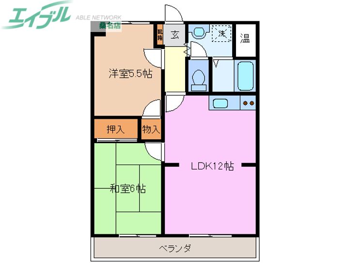 マイン96の間取り