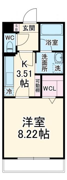 SUPREME ASADAの間取り