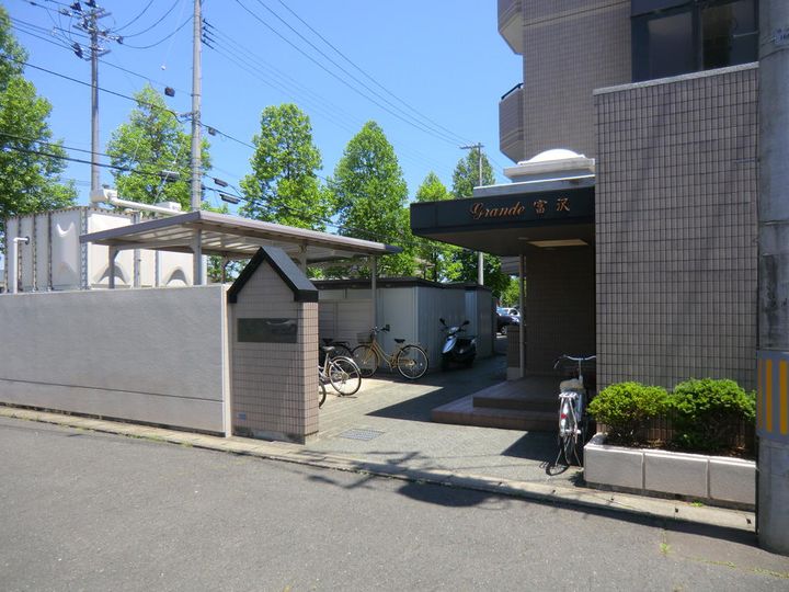 グランデ富沢の地図