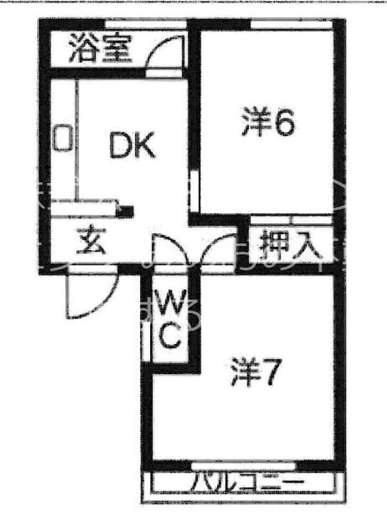 大阪府箕面市瀬川5(マンション)の賃貸物件の間取り