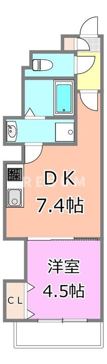 千葉県千葉市中央区院内1(マンション)の賃貸物件の間取り