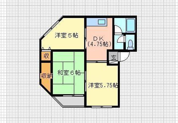 ハピネスヴィレッヂの間取り
