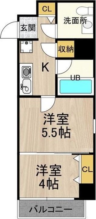 大阪府東大阪市川俣1(マンション)の賃貸物件の間取り