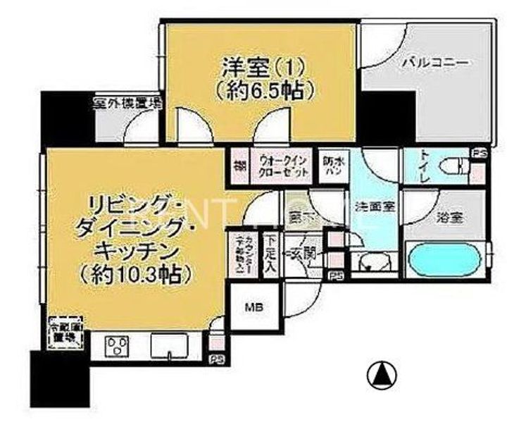 リビオ高井田オーナーズゲートの間取り