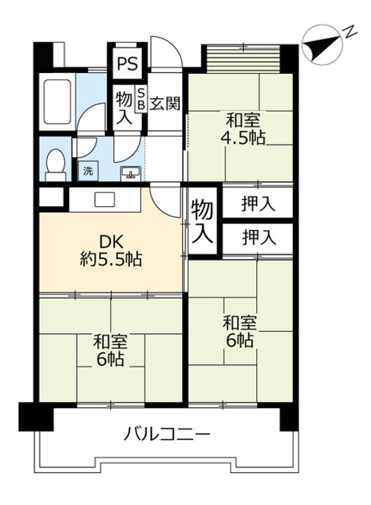 UR花表の間取り