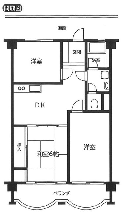 静岡県三島市徳倉4(マンション)の賃貸物件の間取り