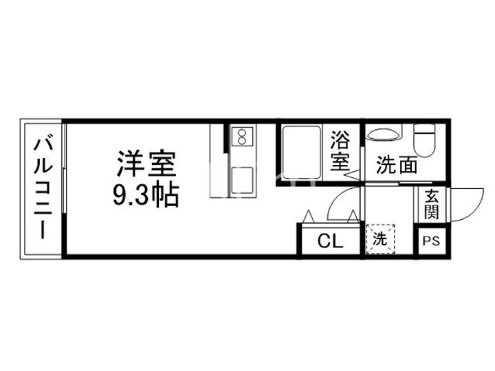 KYOTO HOUSE西京極の間取り
