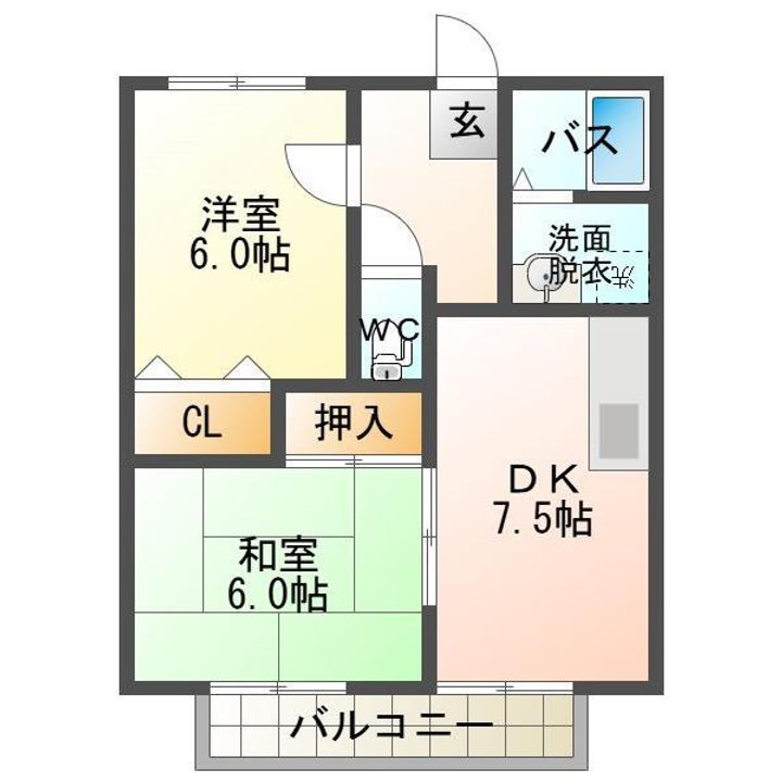 ハロッズ21の間取り