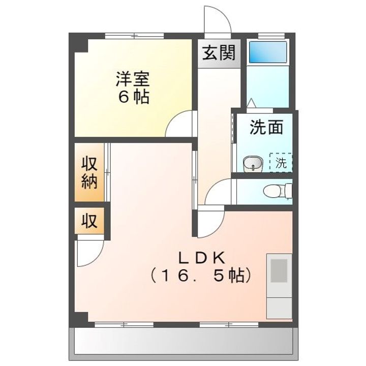 ラフィーネカニエの間取り
