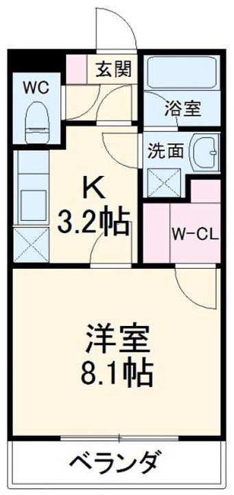 ヒルズタカオカの間取り