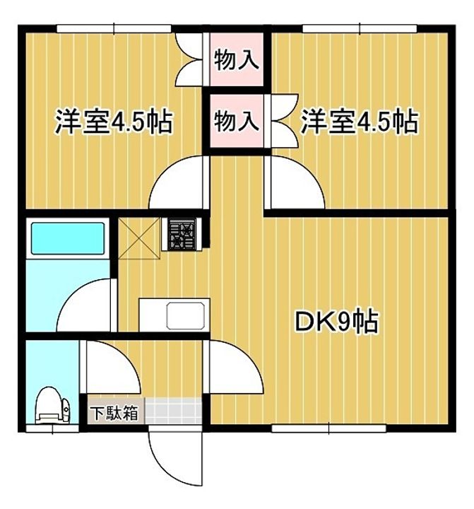 コーポ小田の間取り