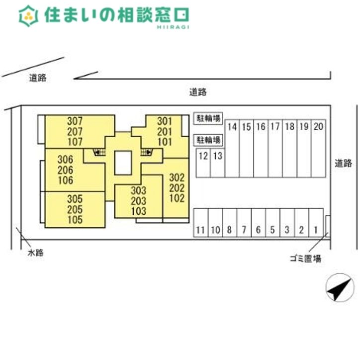 愛知県岡崎市赤渋町字袖広(アパート)の賃貸物件の外観