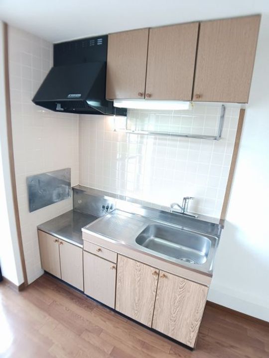 岡山県浅口郡里庄町大字新庄グリーンクレスト(アパート)の賃貸物件のキッチン